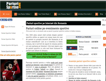 Tablet Screenshot of pariurisportive.com